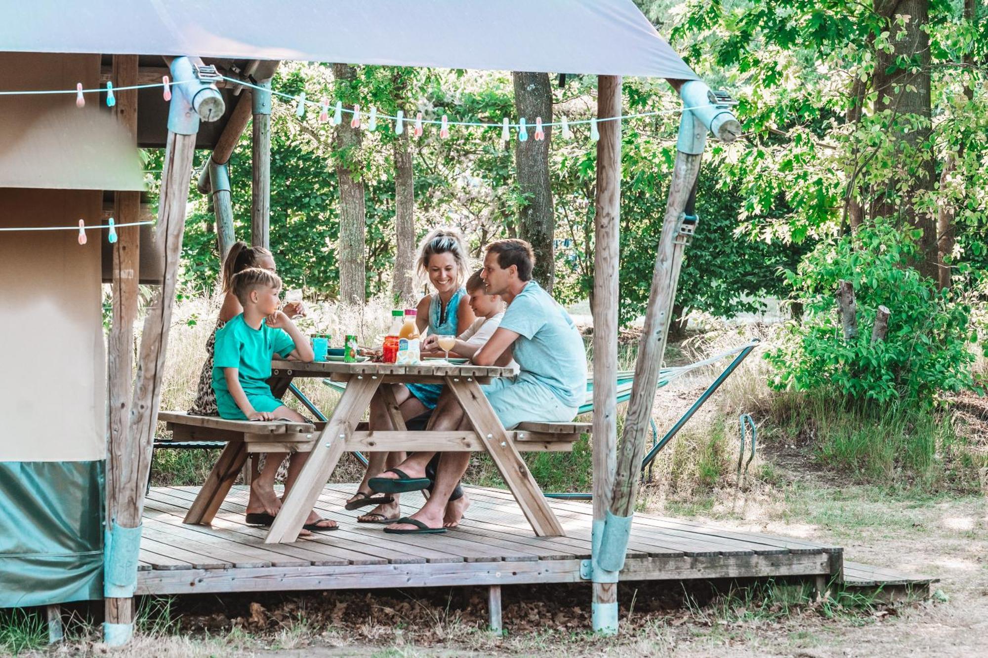 Glamping Holten Luxe Safaritent 1 Exterior foto